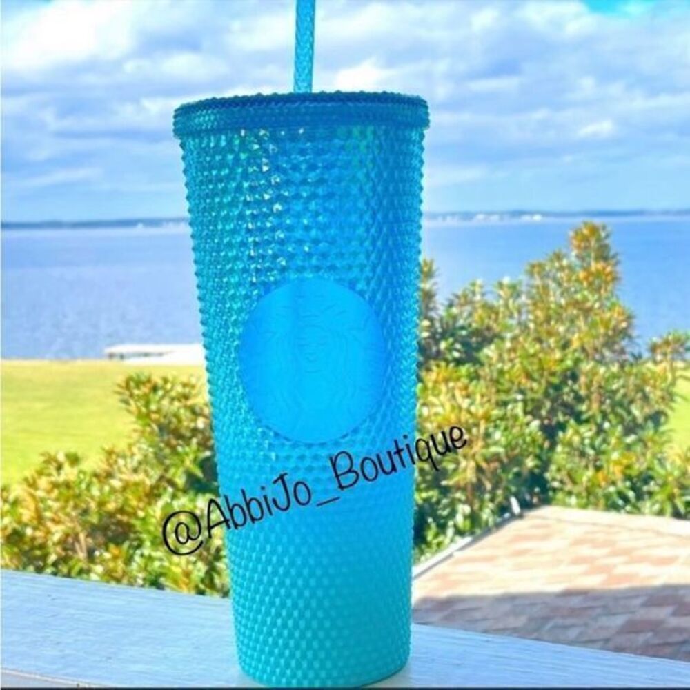 Starbucks Glacier Gradient Ombre Bling Studded Vent